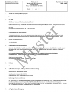 company registration certificate