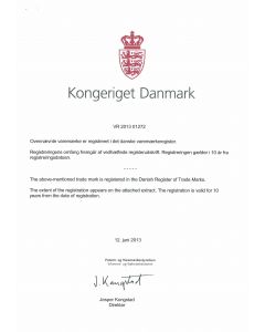 Vertretung des Markeninhabers vor dem Markenamt Dänemark