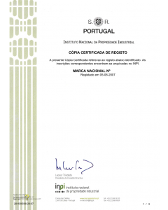 Änderung Adresse Markeninhaber Portugal