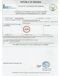 Änderung Markeninhaber (Rechtsnachfolge) Ruanda