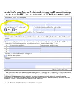 VAT Registrierung in Deutschland für ausländische Unternehmen